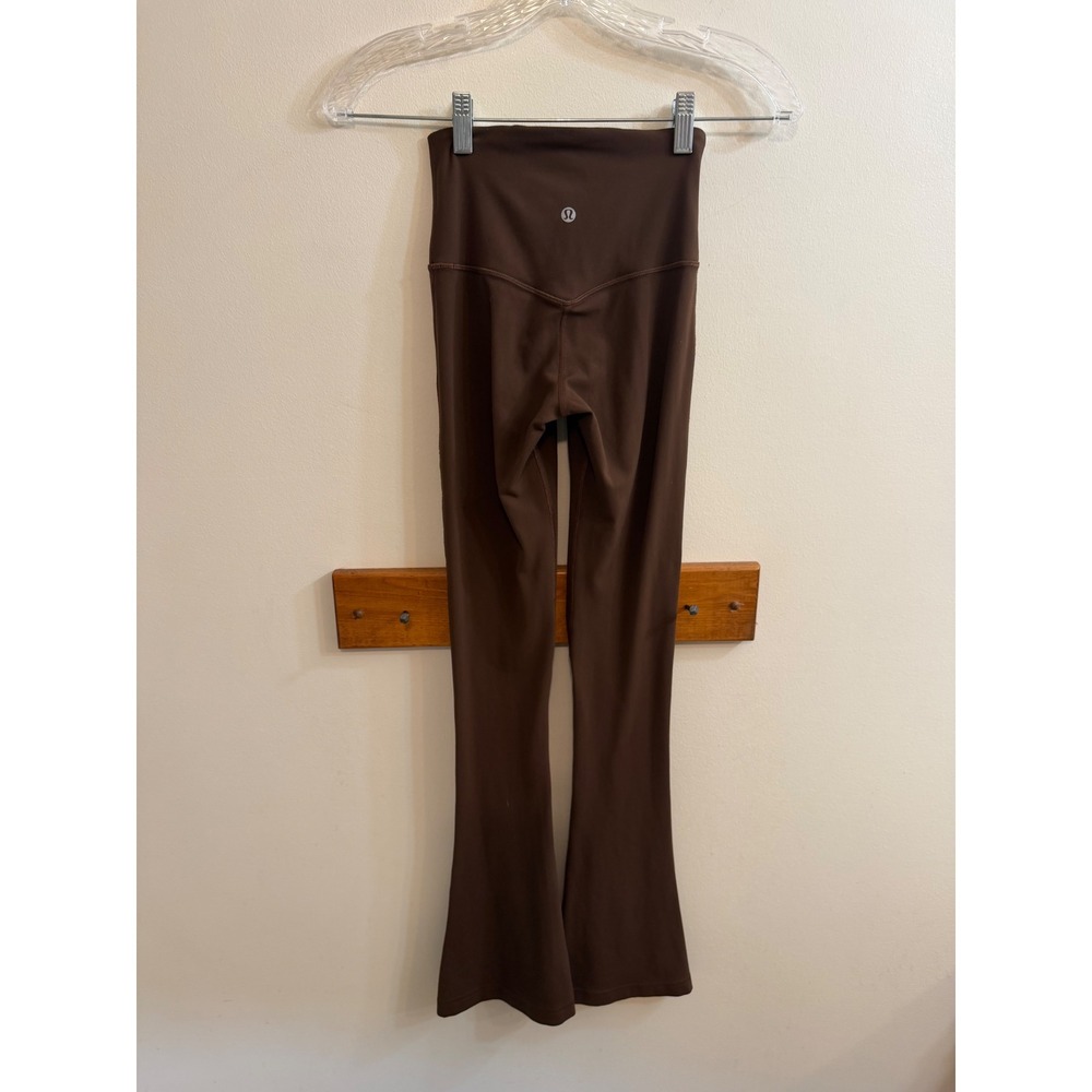 Lululemon Align High-Rise Mini Flare Pant 32" Roasted Brown 0 Workout Athletic